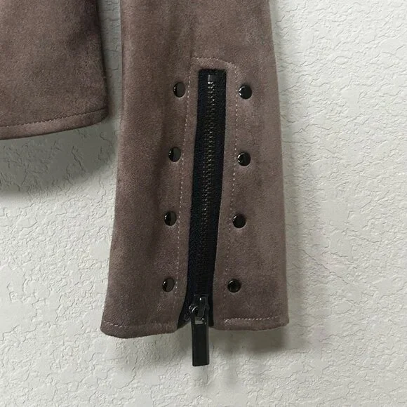 NWT Kut From the Kloth Vintage Suede Moto Jacket Biker Clothing - Picture 6 of 12